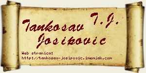Tankosav Josipović vizit kartica